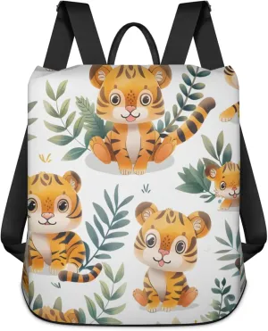 Stealthy Tiger Anti-Theft Rucksack Fashion Backpack Travel Shoulder Bag Lightweight Waterproof Daypack Casual Backpacks For Women Men