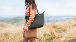 Steel Leather Tote
