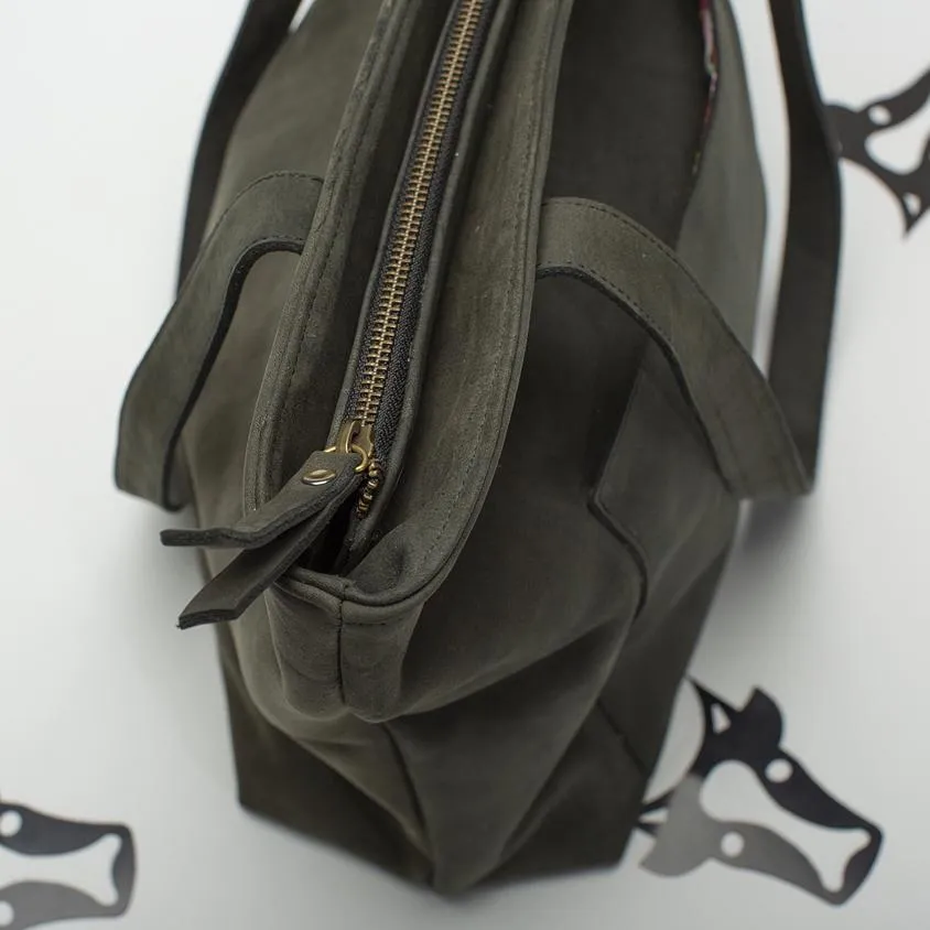 Steel Leather Tote
