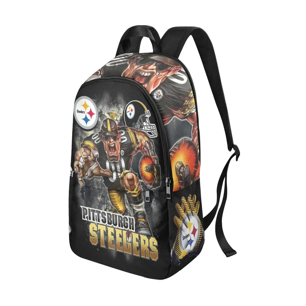 steelers back packs Fabric Backpack for Adult (Model 1659)