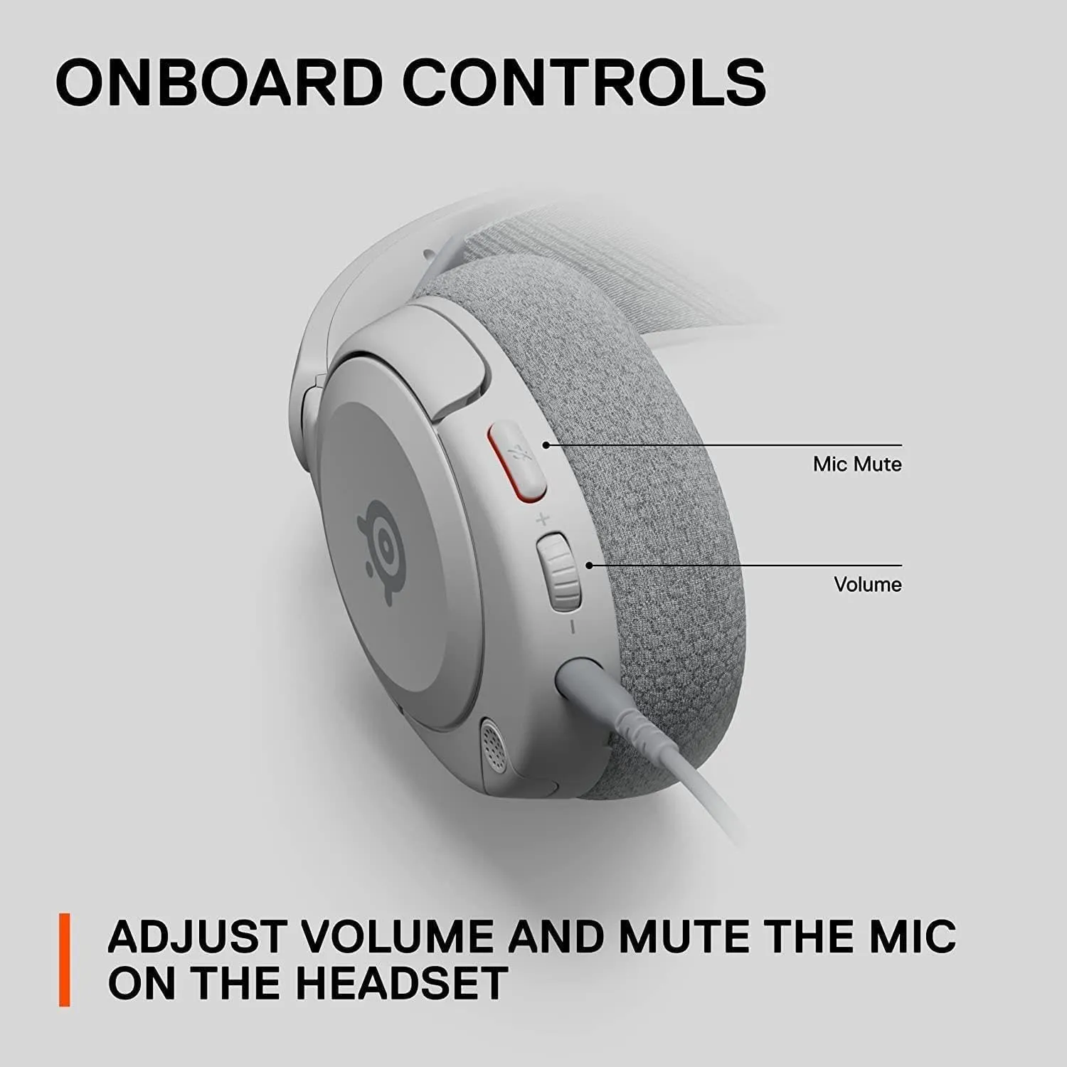 SteelSeries Arctis Nova 1P PS5 Headphones - Gaming Headset - 360° Space Sound - Memory Foam Ear Pads - Noise Cancelling Microphone - Also for PC, PS4, Switch, Xbox - White