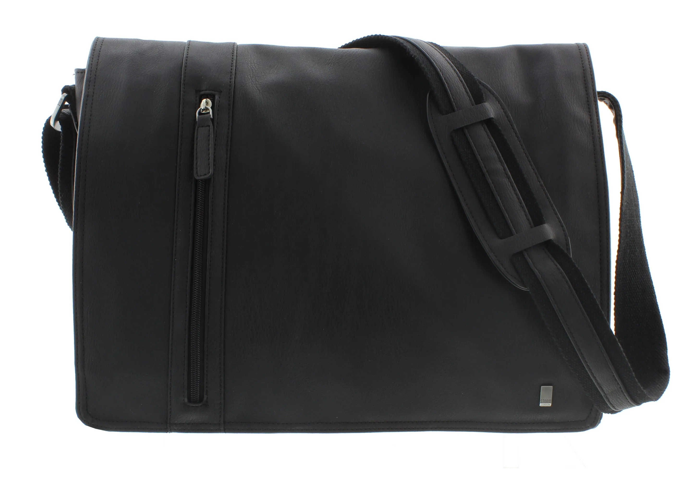 STORM London MALONE Messenger Laptop Bag in Black