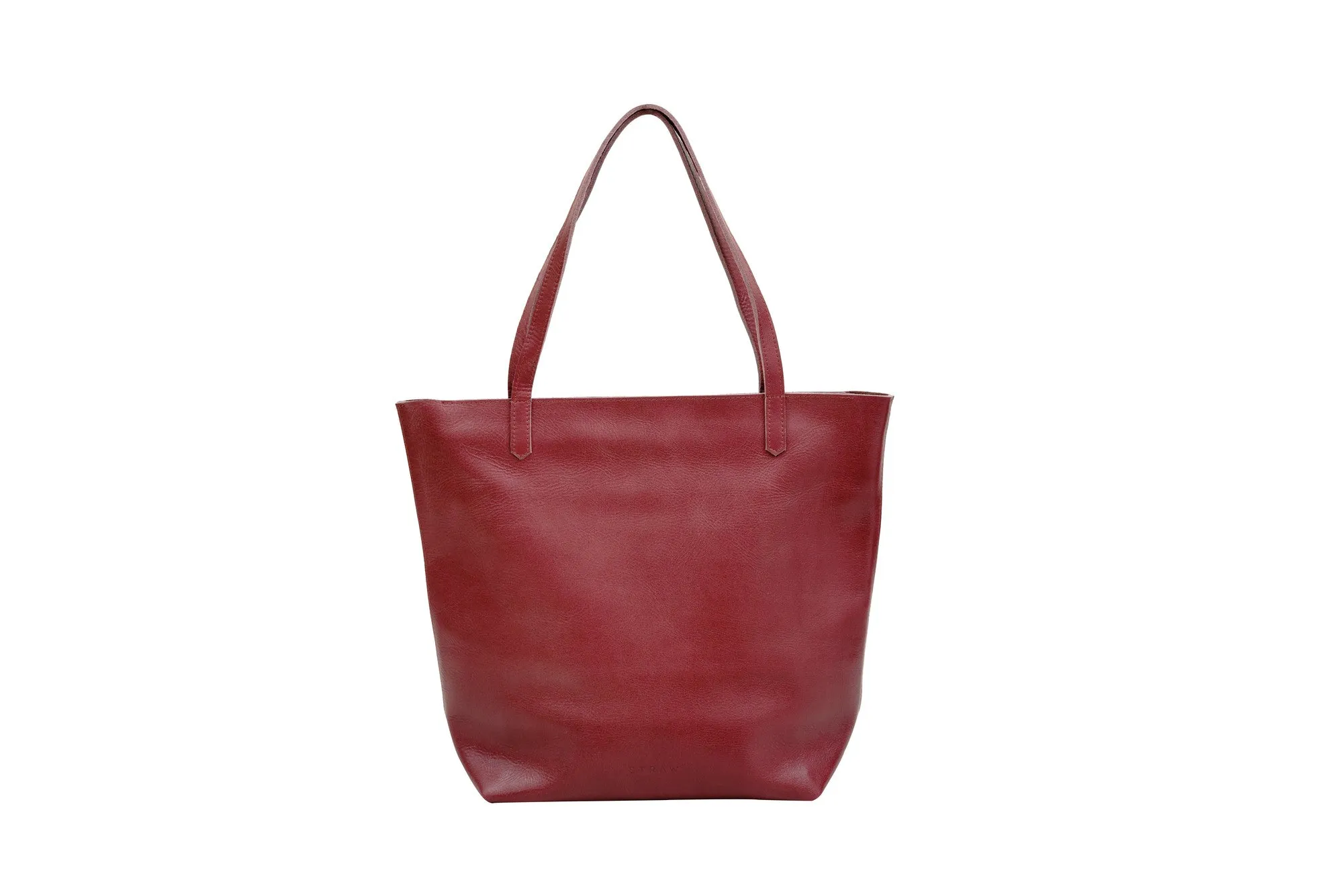 STRAW Basic Tote with Zipper