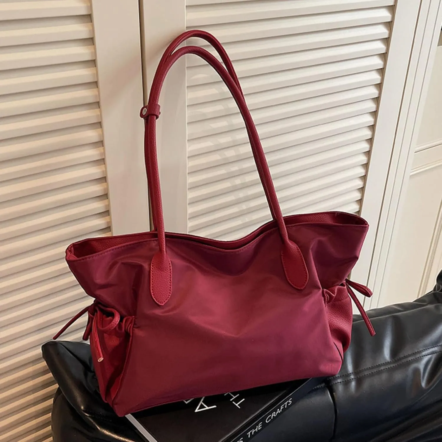 Stylish Tote Bag for Women, Shoulder Office Tote Purses, Casual Nylon Hobo Handbags