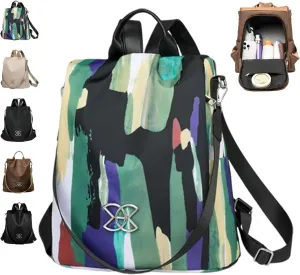 Subscrsidewa Anti-Theft Large Capacity Backpack, 2025 Oxford Cloth Backpack for Women,Large Capacity Leisure Travel Bag (Multicolor)