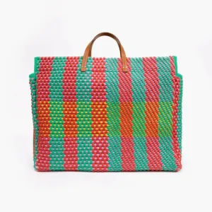 Summer Simple Tote (Multi Condesa Plaid)