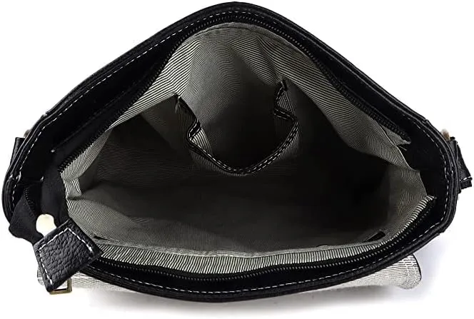SUNLEXA Real Leather Crossbody Bags for Women, Travel Purse Crossover, Long Over the Shoulder Sling Womens Purses