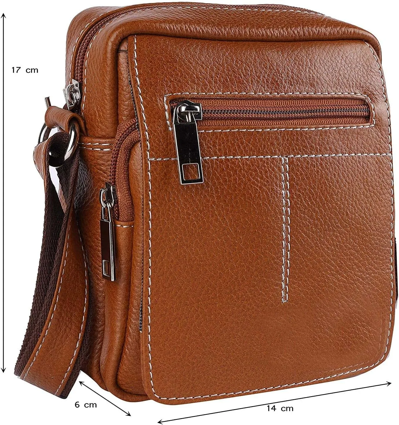 SUNLEXA :Real Leather Crossbody Bags for Women Travel Purse Crossover, Long Over the Shoulder Sling Womens Purses.