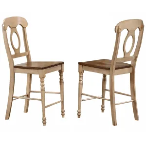 Sunset Trading Brook Barstool, Pecan and Wheat
