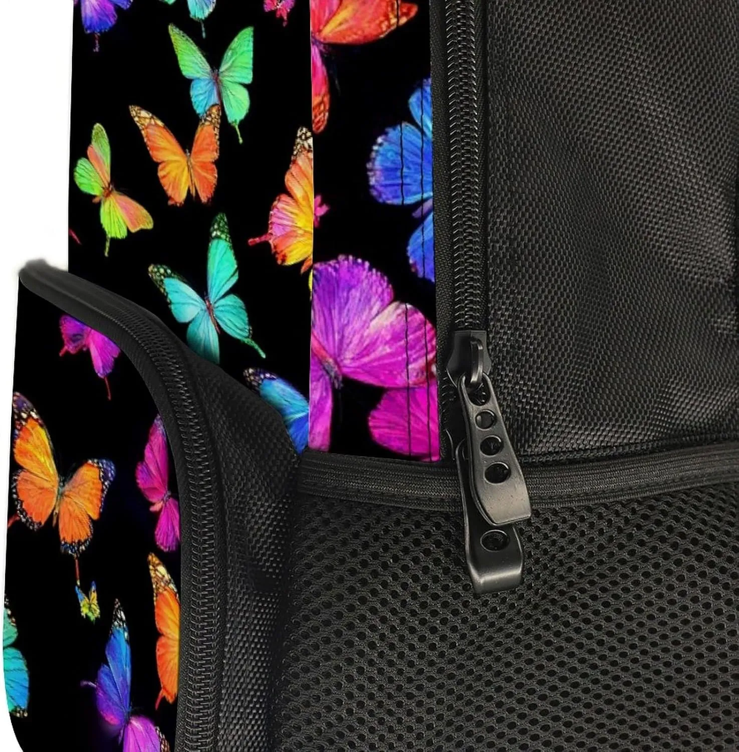 Supdreamc Lightweight Backpack for Gym Travel Bicycle - Big Capacity Multipurpose Anti-Theft Carry On Bag, Colorful Orange Monarch Butterfly Travel Hiking Bag & Day Pack