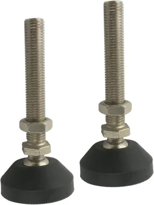 Table Leg Extenders,Adjustable Feet for Furniture,2pcs Adjustable Furniture Thread Leveling Feet, Nylon Base 85mm Diameter, for Sofa, Cabinet, Workshops