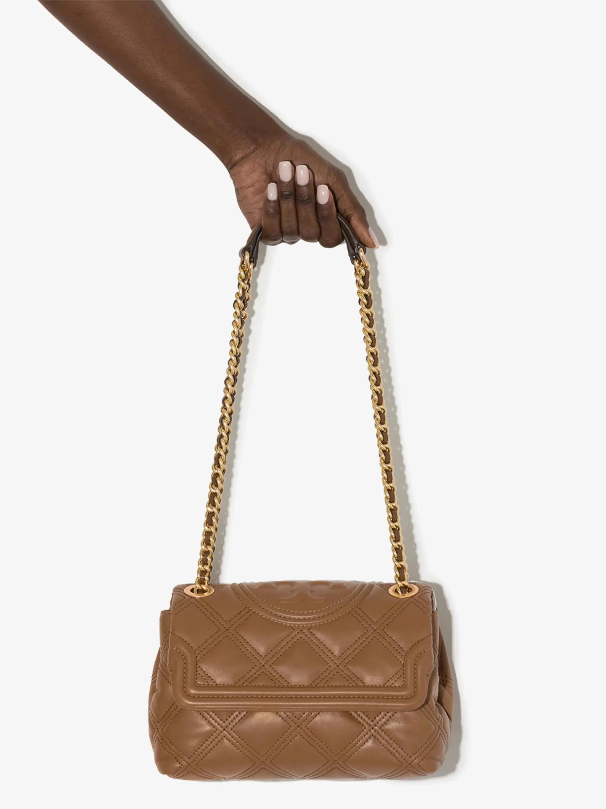 Tech-powered crossbody raised quilted bag Wide selection logo
