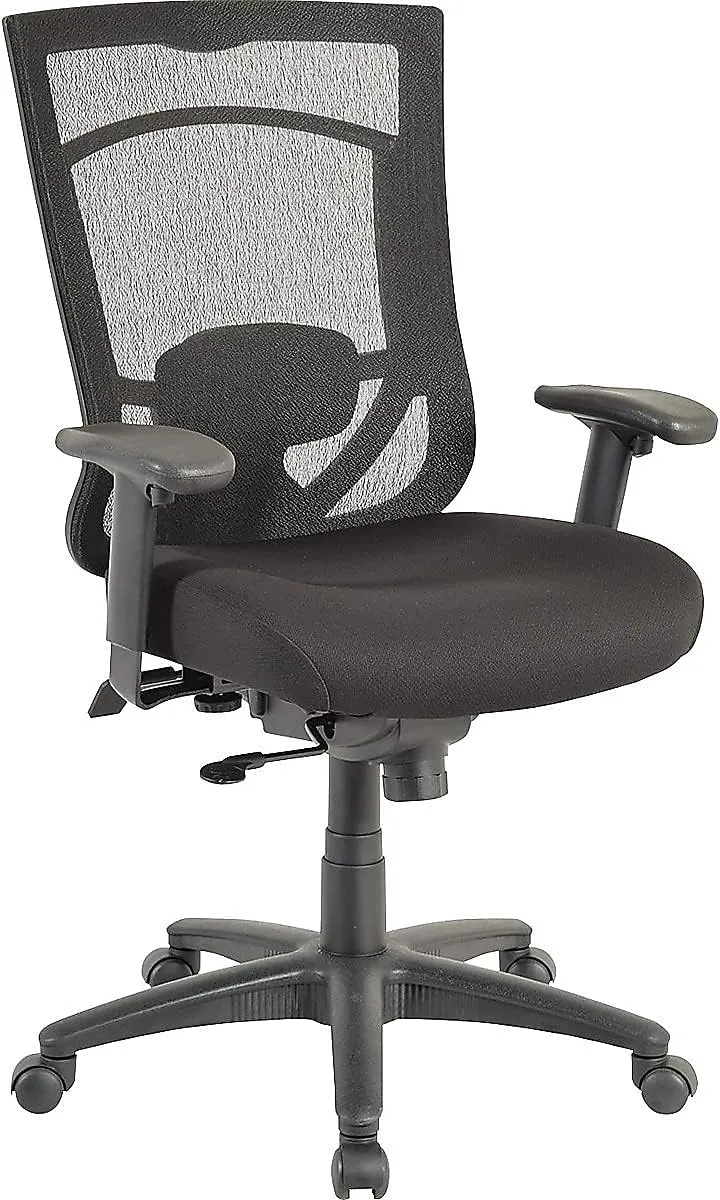 Tempur-Pedic 1539761 Mesh Back Fabric Task Chair Black (TP7000-RAV/COAL)