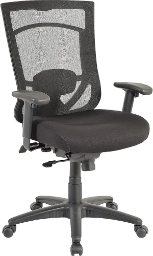 Tempur-Pedic 1539761 Mesh Back Fabric Task Chair Black (TP7000-RAV/COAL)
