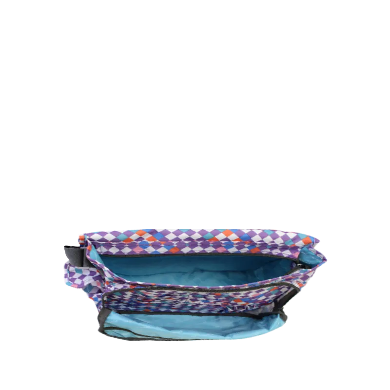 Terry Messenger bag in Checkmate - Final Sale