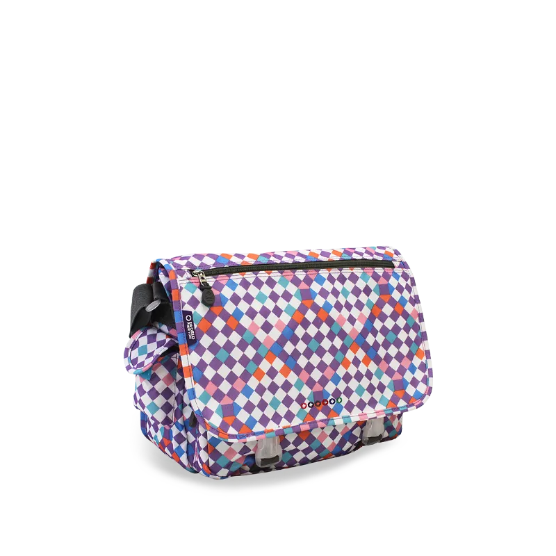 Terry Messenger bag in Checkmate - Final Sale