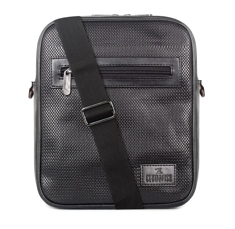 THE CLOWNFISH Mystic Series Vegan leather Chocolate Messenger Bag