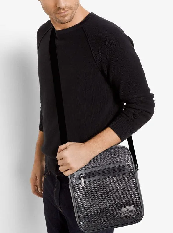THE CLOWNFISH Mystic Series Vegan leather Chocolate Messenger Bag