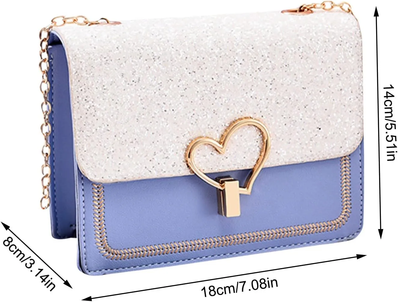 The Version Chain Bag With Lock Buckle Is Fashionable Simple And Versatile One Shoulder Women's Purses And