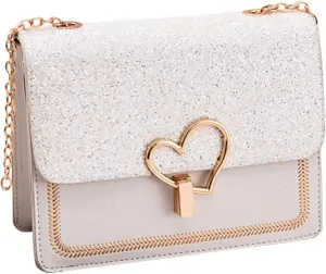 The Version Chain Bag With Lock Buckle Is Fashionable Simple And Versatile One Shoulder Women's Purses And