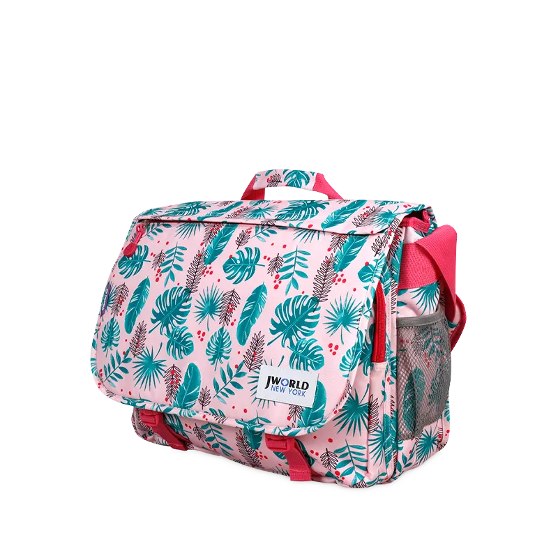 Thomas Laptop Messenger Bag in Palm Leaves - Final Sale