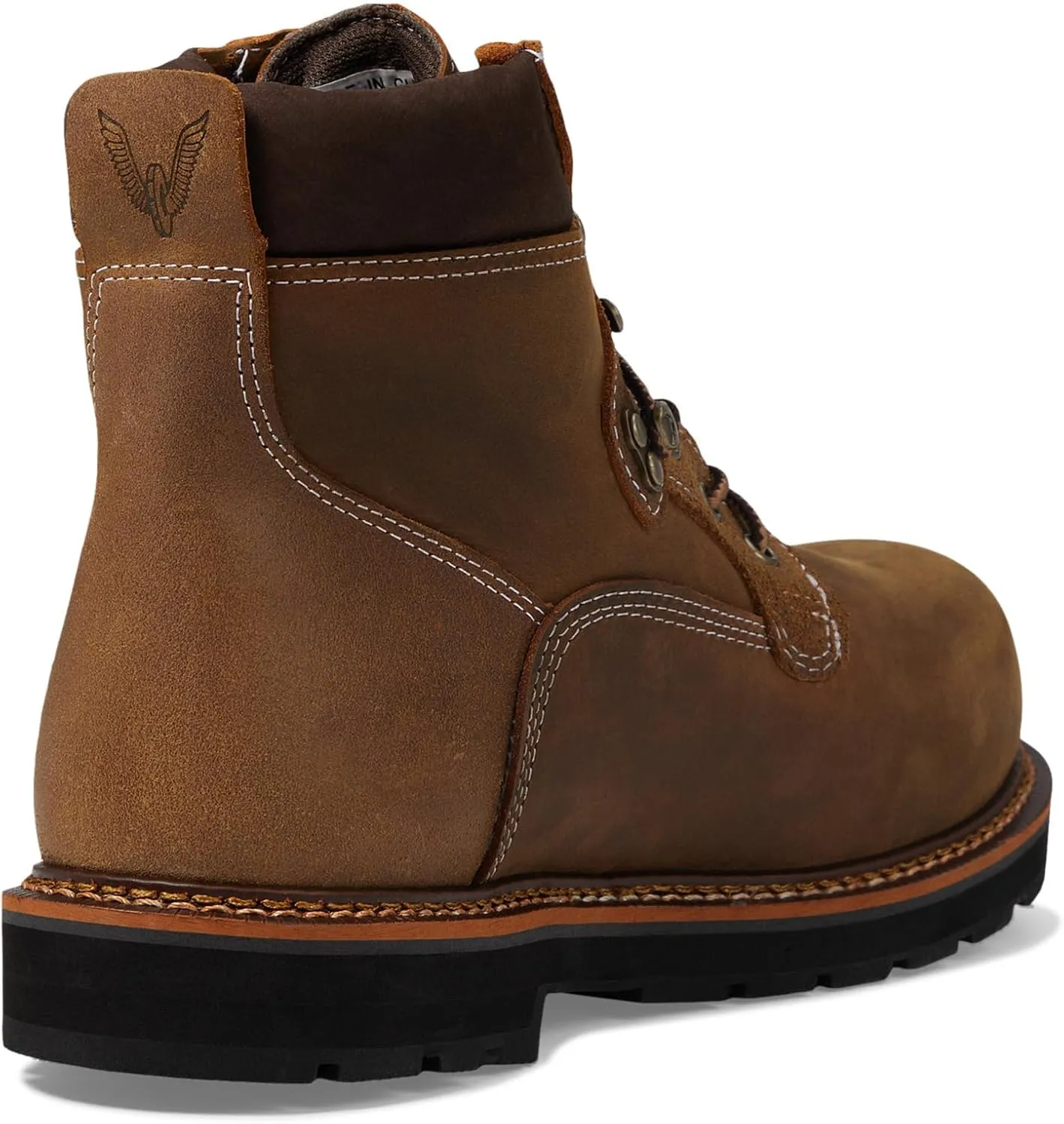 Thorogood Men's Iron River 6” Leather Waterproof Work Shoes with Composite Safety Toe Oil and Slip-Resistant Outsole