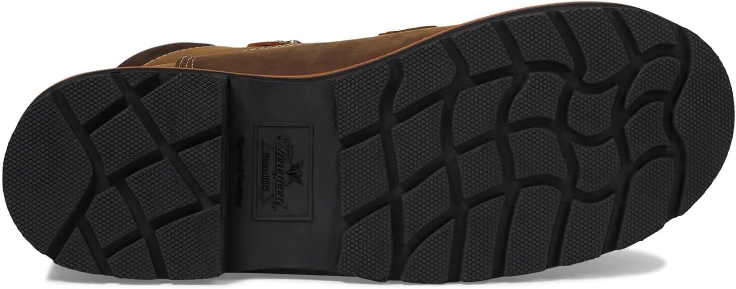Thorogood Men's Iron River 6” Leather Waterproof Work Shoes with Composite Safety Toe Oil and Slip-Resistant Outsole
