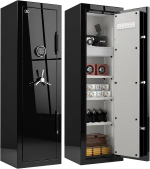 TIGERKING Fireproof Safe with Digital Lock, Heavy Duty Safes Box, 8.12 cu.ft Large Safe for Home Business Office