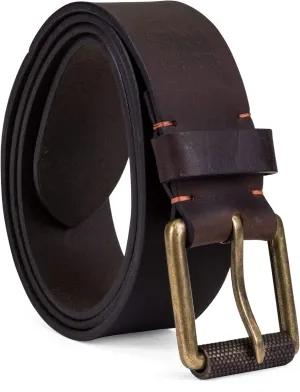 Timberland PRO Men's 40mm Workwear Work Leather Belt, Dark Brown/Roller Buckley, 34