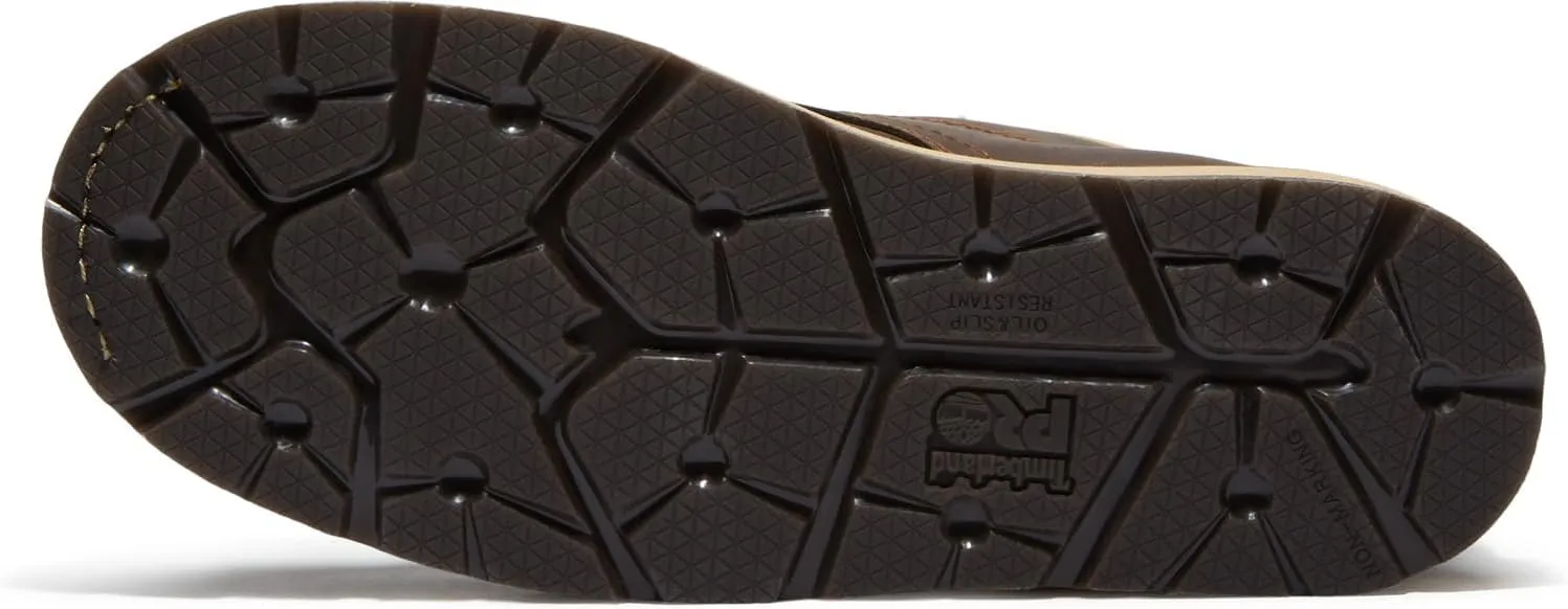 Timberland PRO Men's 6" PBR Gridworks Soft Toe Waterproof Boot