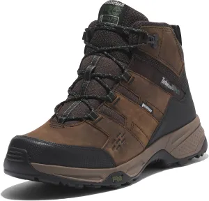 Timberland PRO Men's Switchback LT Soft Toe Waterproof Industrial Hiking Work Boot, Brown/Green, 13M