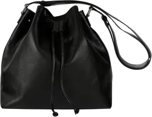 Time Resistance Leather Bucket Bag - Full-Grain Leather Handbag for Women - Italian Handmade Shoulder Bag