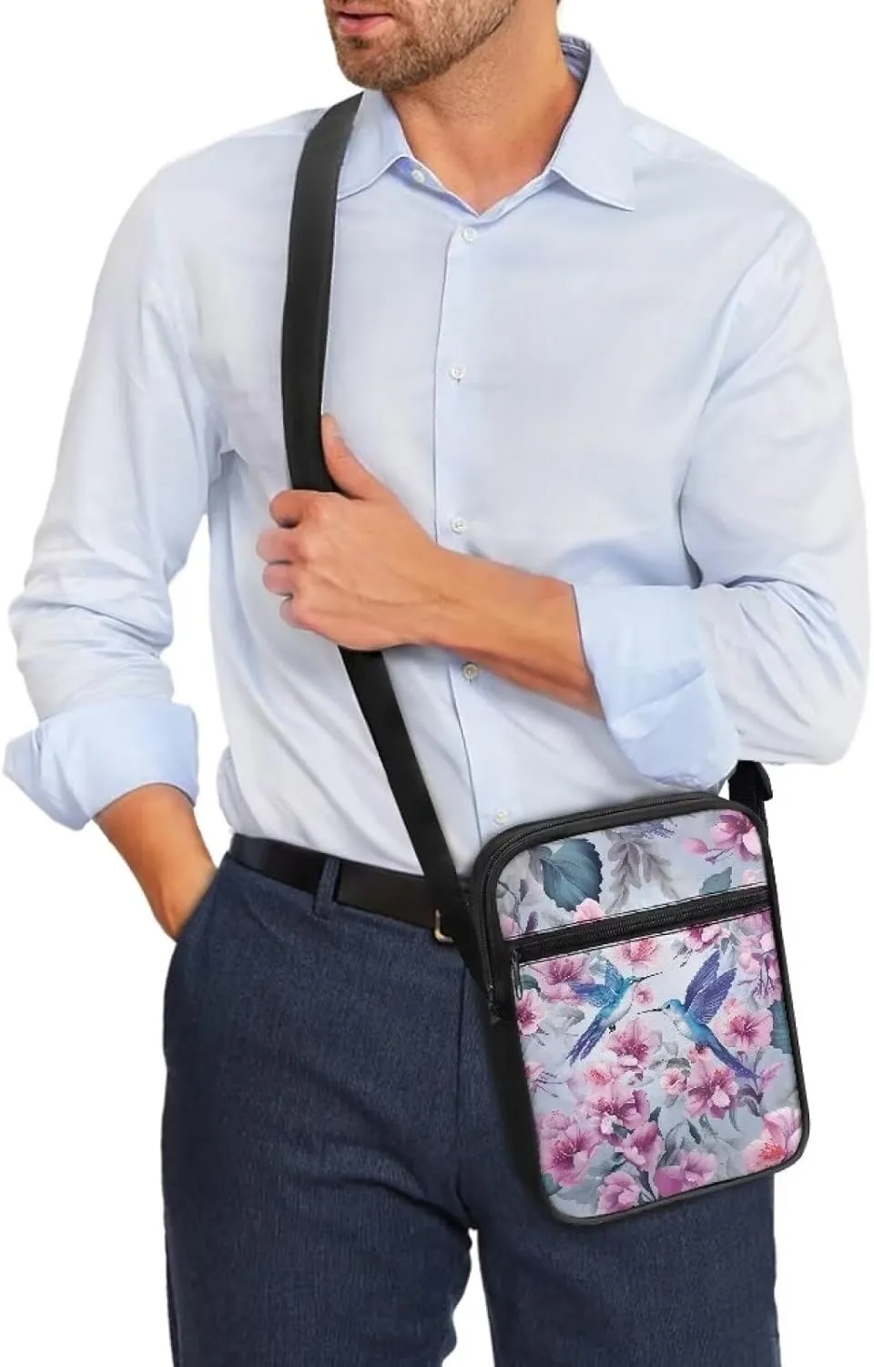 TODIYADDU Lightweight Crossbody Sling Bag Mini Messenger Shoulder Handbag Wallet Small Purses for Women Trendy Chest Bag