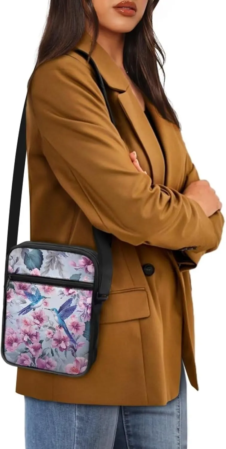 TODIYADDU Lightweight Crossbody Sling Bag Mini Messenger Shoulder Handbag Wallet Small Purses for Women Trendy Chest Bag