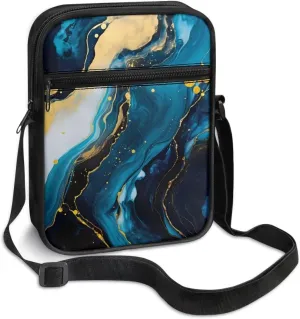 TODIYADDU Messenger Bag for Women Men Mini Shoulder Bag with Adjustable Straps Trendy Crossbody Sling Bag for Cell Phone Keys