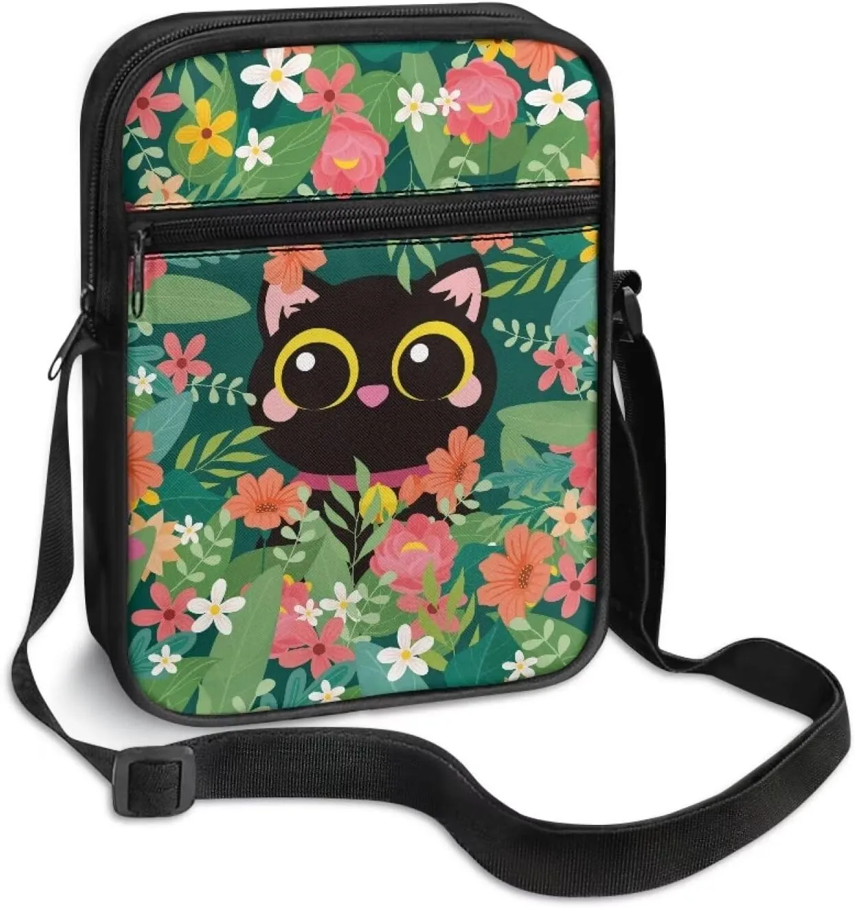 TODIYADDU Shoulder Bag for Women Crossbody Sling Bag Fashion Messenger Bag Small Cell Phone Purse Holder Wallet Nice Gifts