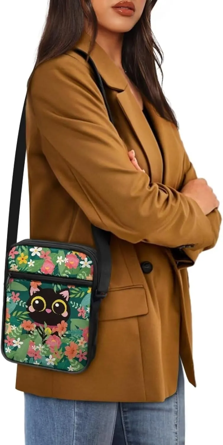 TODIYADDU Shoulder Bag for Women Crossbody Sling Bag Fashion Messenger Bag Small Cell Phone Purse Holder Wallet Nice Gifts