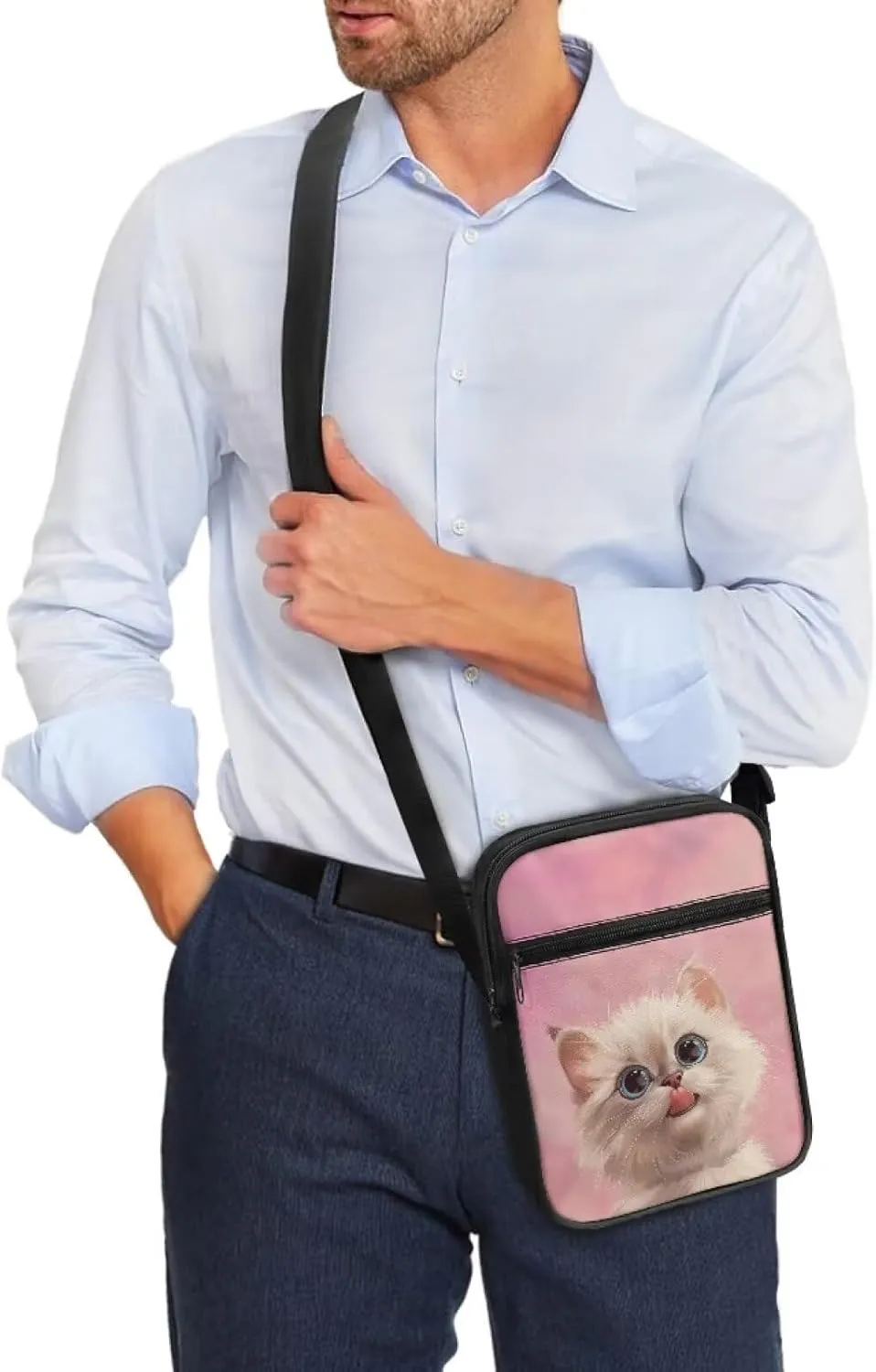 TODIYADDU Versatile Sling Bag Crossbody Phone Bag Women Shoulder Bag with Adjustable Strap Mini Messenger Bag for Cell Phone
