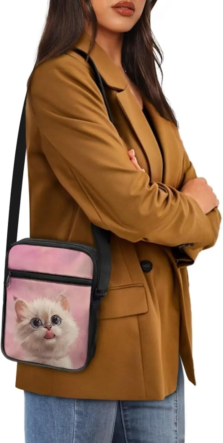 TODIYADDU Versatile Sling Bag Crossbody Phone Bag Women Shoulder Bag with Adjustable Strap Mini Messenger Bag for Cell Phone
