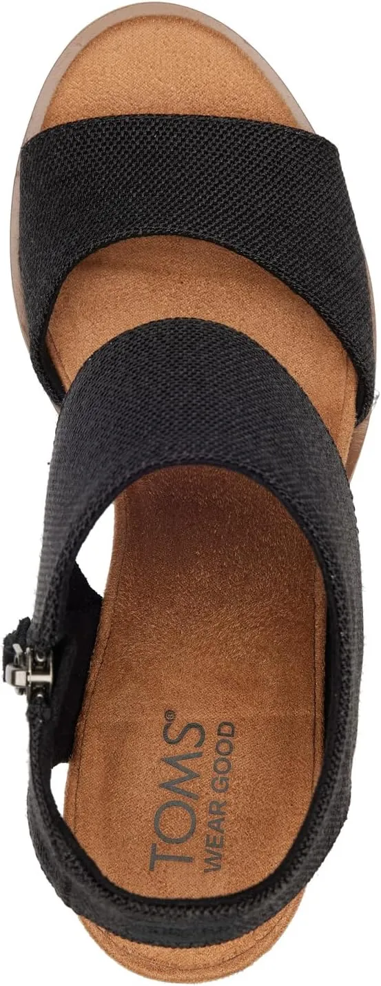 TOMS Womens Majorca Cutout - Black