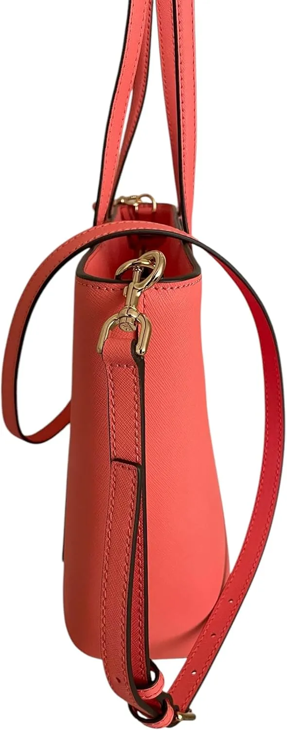 Tory Burch Emerson Top Zip Tote Detachable Crossbody Strap