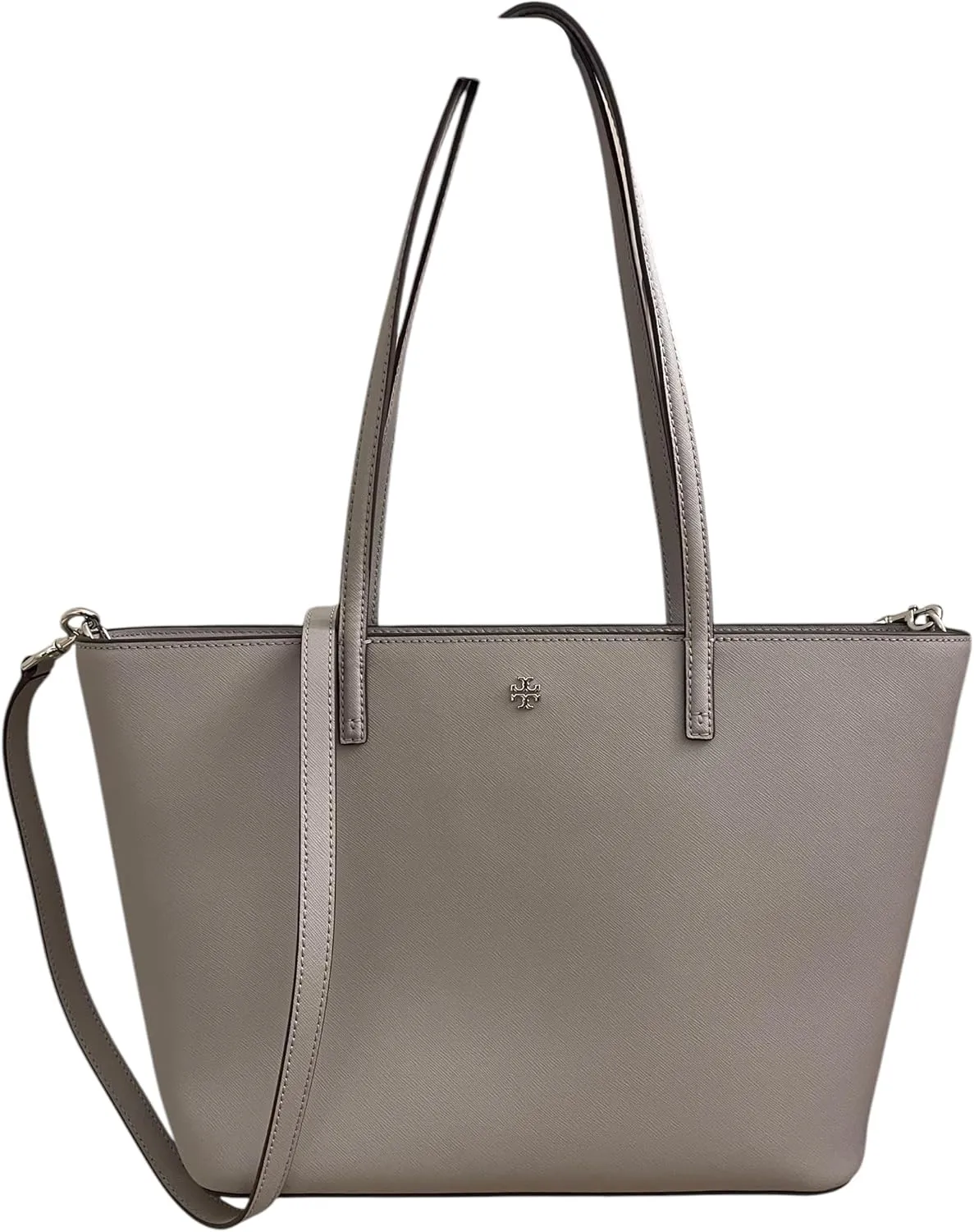 Tory Burch Emerson Top Zip Tote Detachable Crossbody Strap