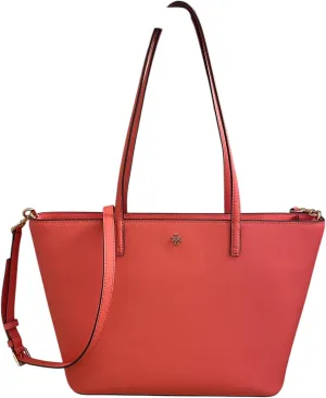 Tory Burch Emerson Top Zip Tote Detachable Crossbody Strap