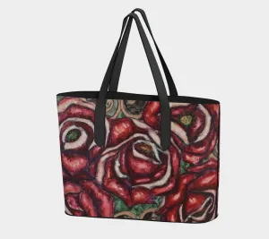 Tote Limited quantity Shadow Leather Bag and Ready-made Vegan Light Roses