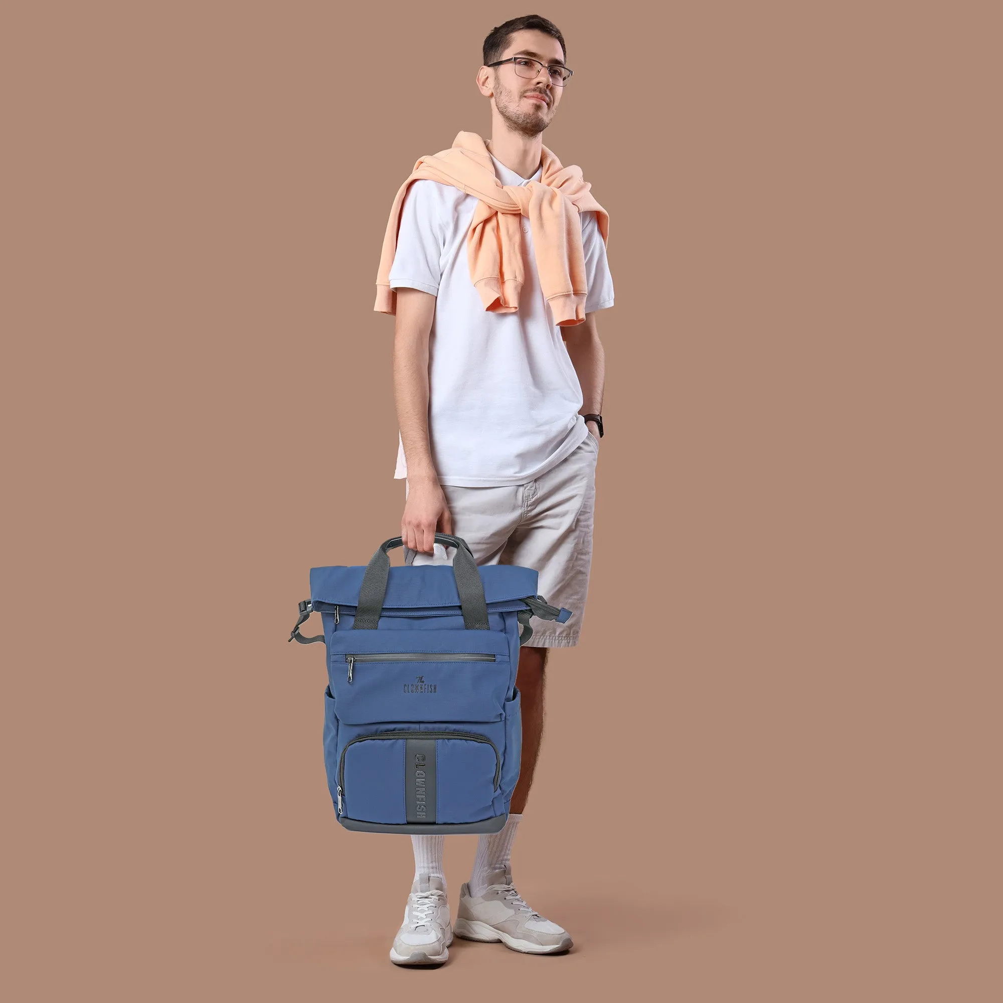 Travel Laptop Backpack - Water-Resistant, Large Capacity | Fits 15.6" Laptop | Navy Blue