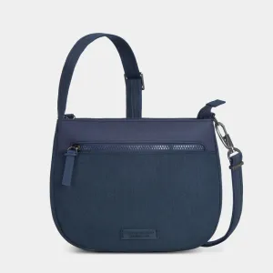 Travelon Anti-Theft Metro Saddle Crossbody - Navy Heather