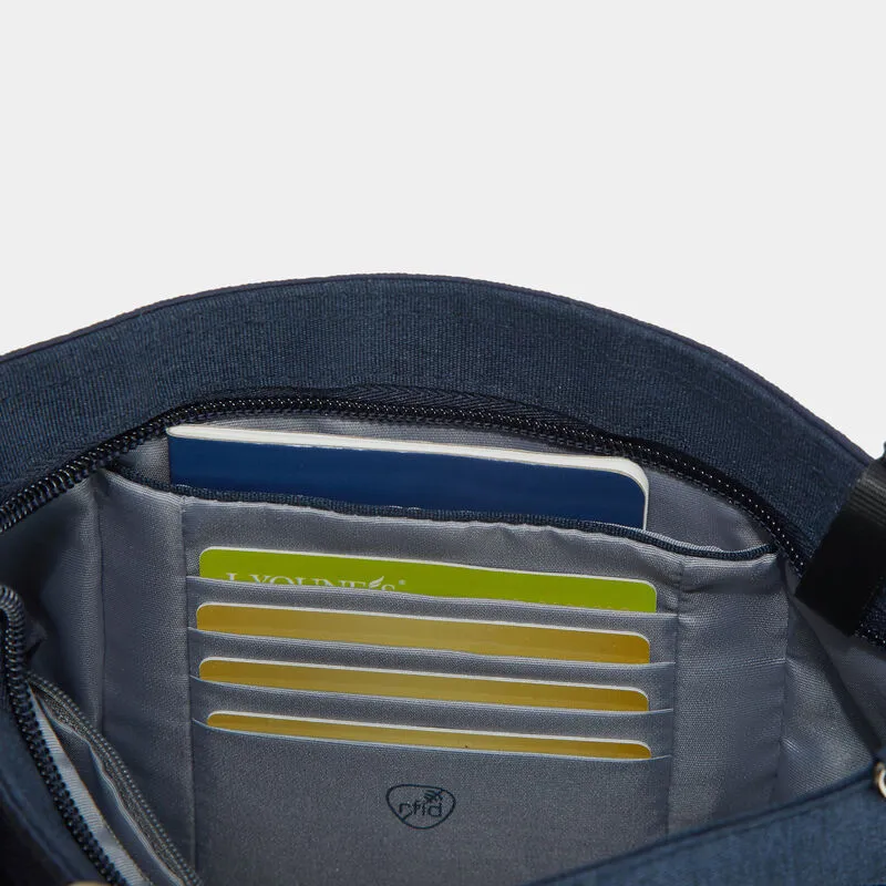 Travelon Anti-Theft Metro Saddle Crossbody - Navy Heather