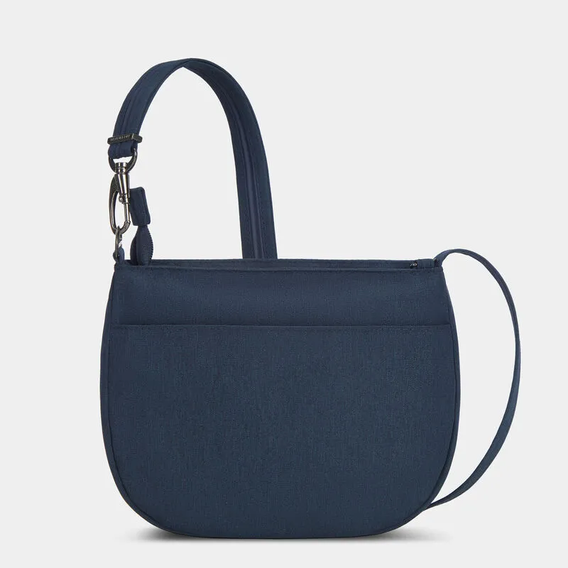 Travelon Anti-Theft Metro Saddle Crossbody - Navy Heather