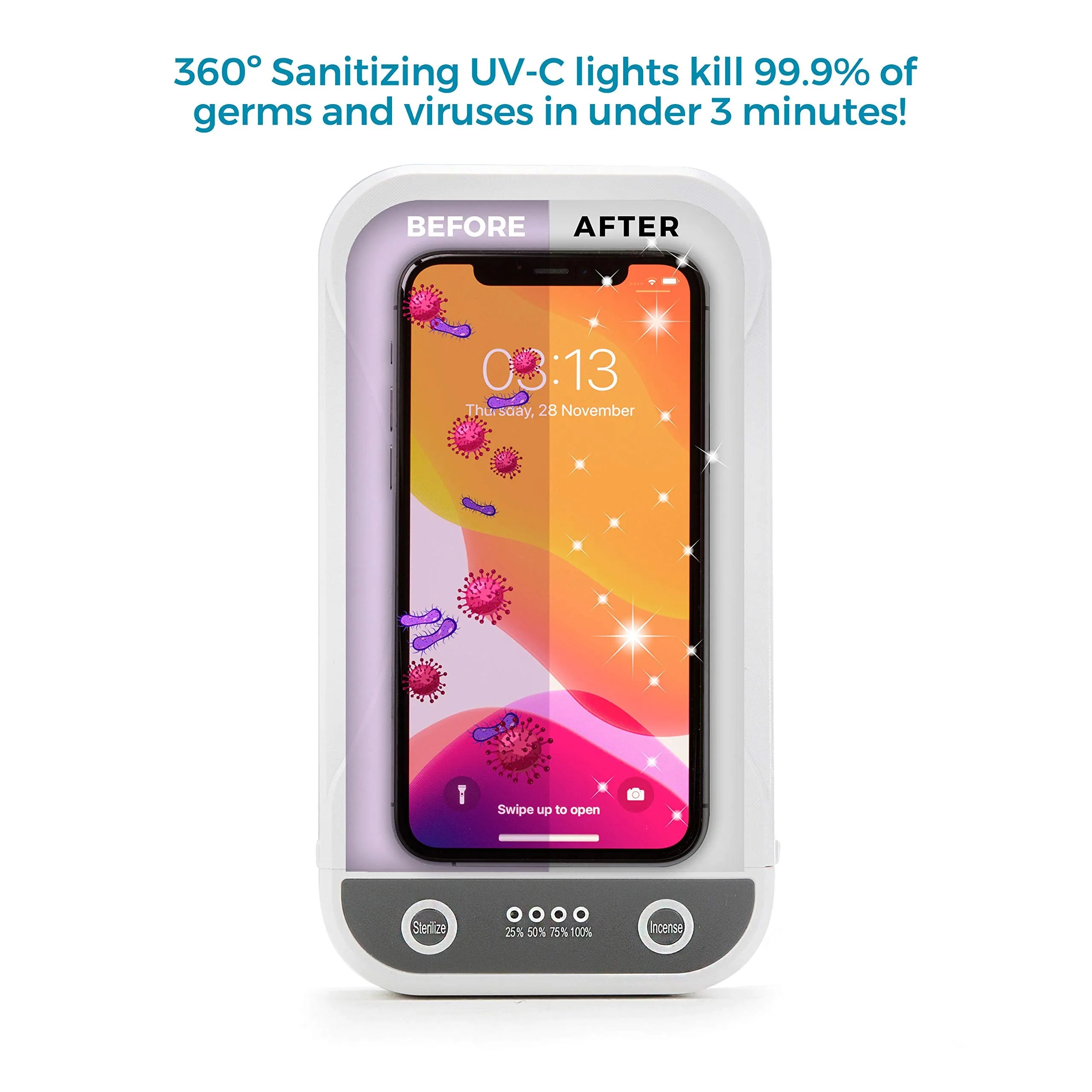 Travelon Portable UV Sanitizer Box