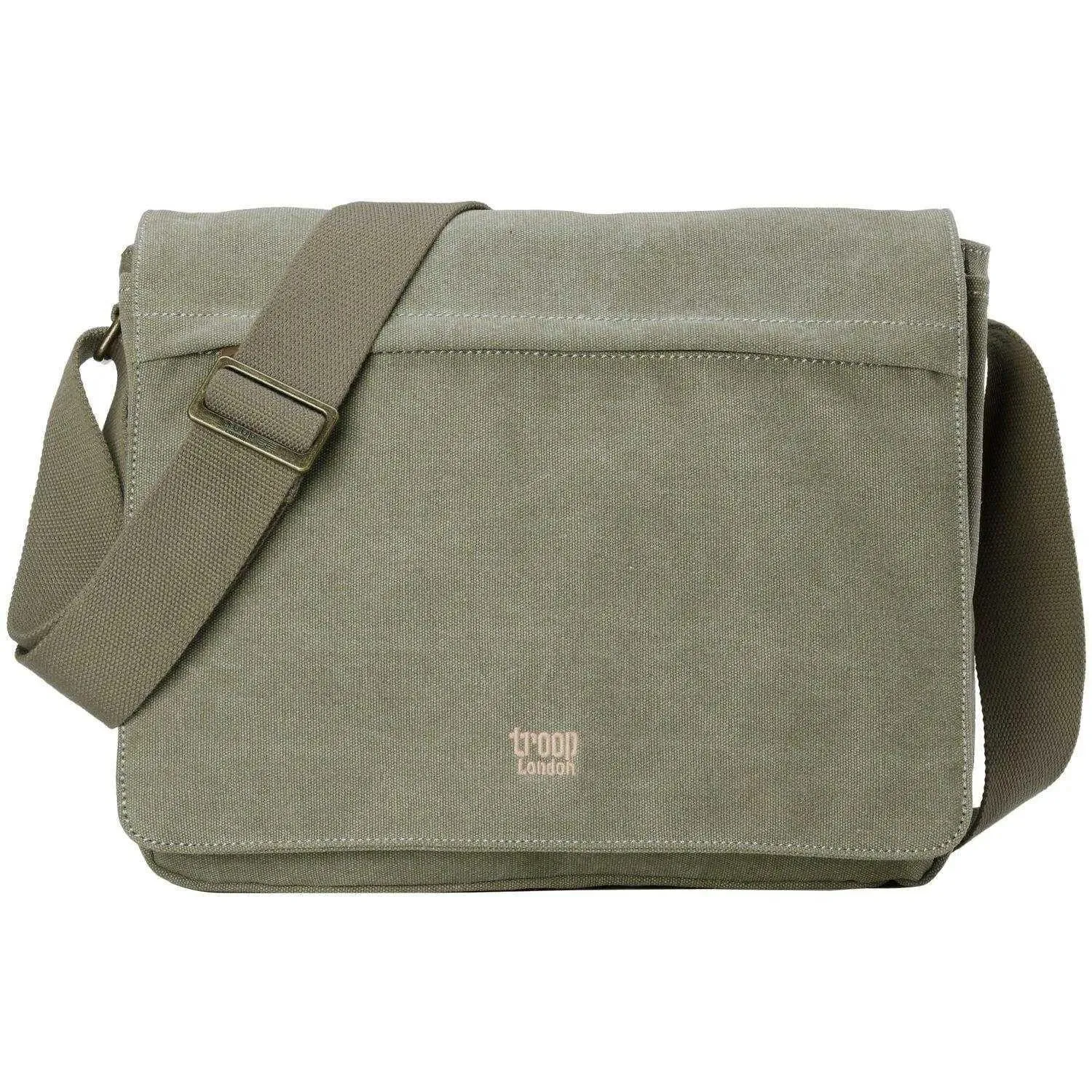 Troop London | Classic Front Flap Messenger Bag